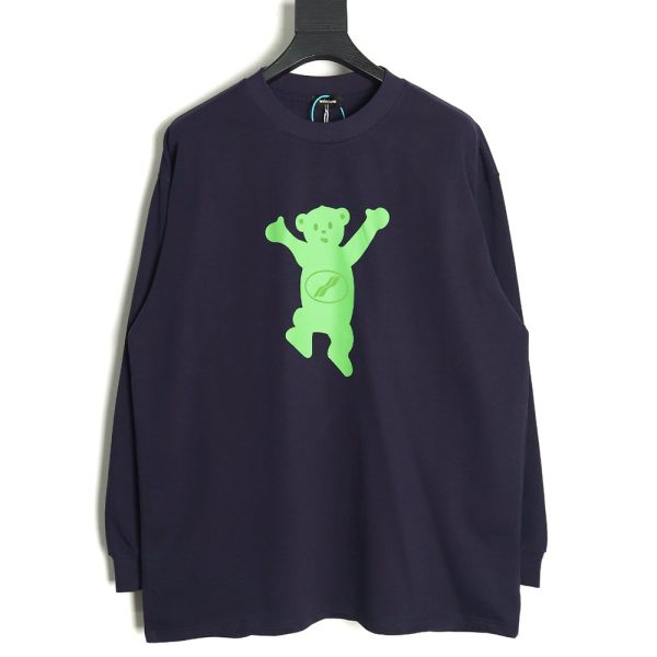 We11 Done Double-sided cute bear print long sleeves