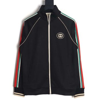 GUCCIGucci Gucci classic red and green webbing suit jacket
