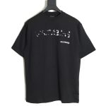 Balenciaga blurred letter shadow short sleeves