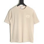 Dior Letter Patch Embroidered Short Sleeve T-Shirt TSK1