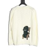 Dior dinosaur chair embroidered crewneck sweater
