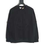 Loewe hollow smiley face crew neck sweatshirt TSK1