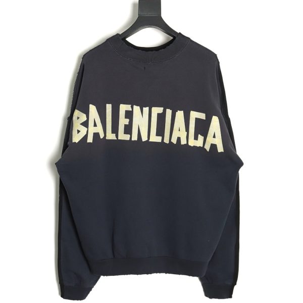 Balenciaga 3M double-sided crew neck sweatshirt