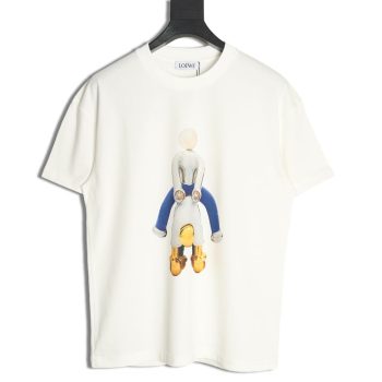 Loewe cartoon doll print short sleeve