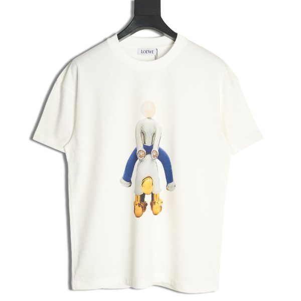Loewe cartoon doll print short sleeve