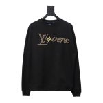 Louis Vuitton long-sleeved sweatshirt with metal studs