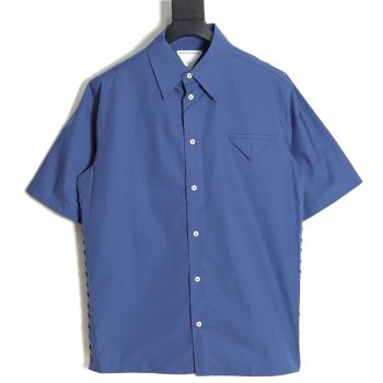 Bottega Veneta BV23SS side braided short-sleeved shirt TSK2