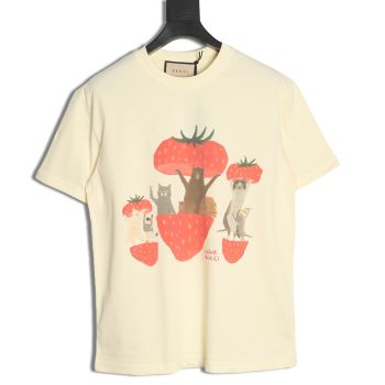 Gucci funny cartoon print short sleeves TSK8