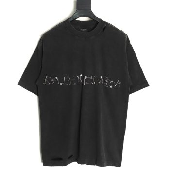 Balenciaga Metal Pin Short Sleeve T-Shirt