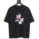 Louis Vuitton Disney co-branded red Bugs Bunny psychedelic short sleeve TSK2