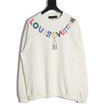 Louis vuitton colorful printed beaded chain sweatshirt