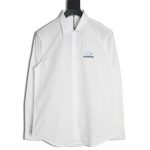 Balenciaga embroidered logo shirt