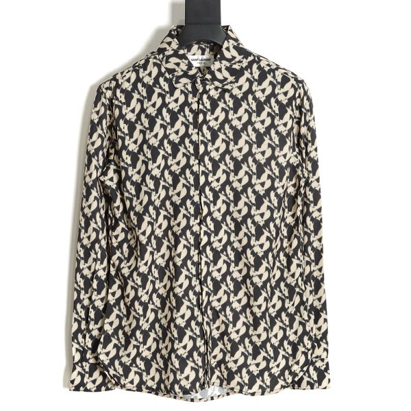 Saint Lauren Paris Saint Laurent 23SS slp printed shirt