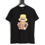 Fendi 23ss wool bear print short sleeve TSK1