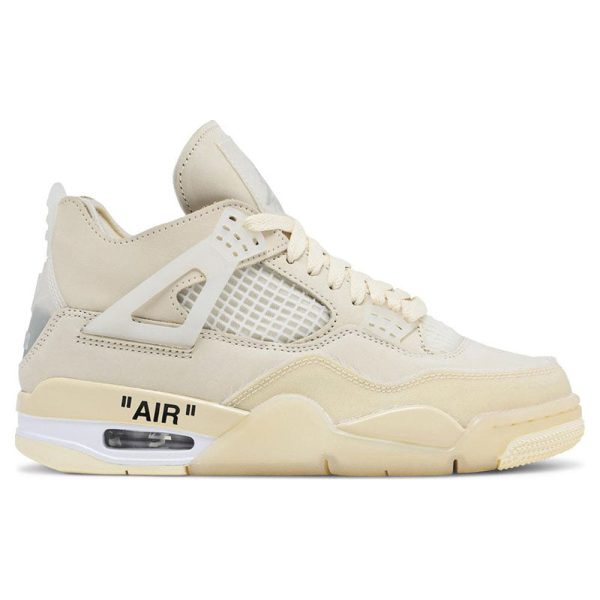 Off-White x Air Jordan 4 'Sail'