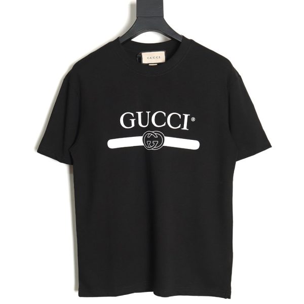Gucci 24ss belt interlocking round neck short sleeves TSK1