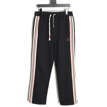Moncler embroidered logo webbing trousers