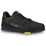 Louis Vuitton Trainer Black Signature