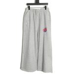 Balenciaga Earth pattern print distressed trousers