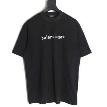 Balenciaga Small R Logo Print Short Sleeve T-shirt TSK1