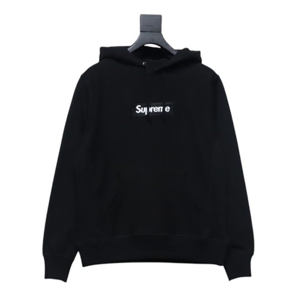 Supreme chest embroidered logo hooded sweatshirt TSK1
