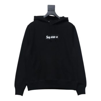 Supreme chest embroidered logo hooded sweatshirt TSK1