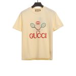 Gucci tennis racket printed short sleeves