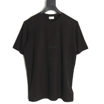 Saint Laurent chest logo embroidery short sleeves
