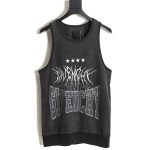 Givenchy Givenchy GVC 23SS Washed Embroidered Sleeveless Vest