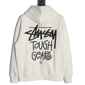 Stussy TGH letter printed hooded plus fleece hoodie