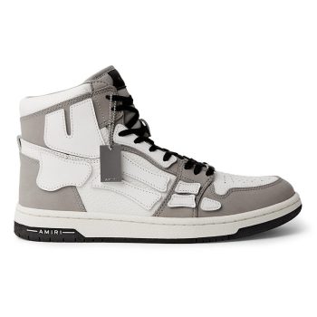 AMIRI SKELETON TOP SNEAKER GRAY & WHITE