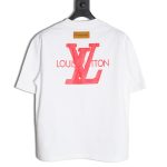 Louis Vuitton letter print logo short sleeves