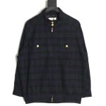 Miu Miu embroidered monogram check jacket