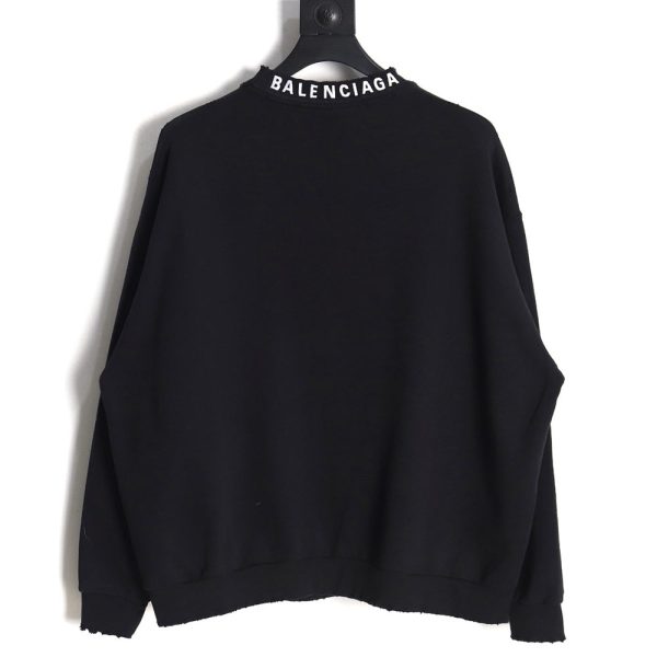 Balenciaga embroidered back crew neck sweatshirt