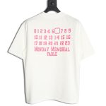 Maison Margiela calendar letter short sleeve