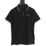 Prada Pocket Silicone Trim Short Sleeve Polo Shirt TSK1