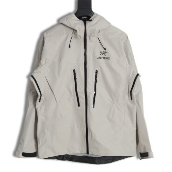ARC'TERYXAlpha SV Outdoor Hard Shell Jacket (Ivory White)