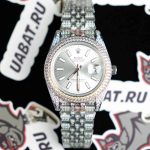 Rolex - Datejust 41mm Full Diamonds 904L SS/SS Sliver/Stk GMF A2824