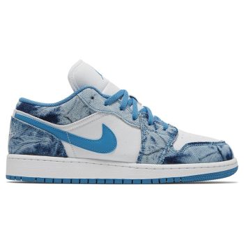 AIR JORDAN 1 LOW GS 'WASHED DENIM'