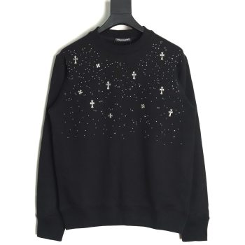Chrome Hearts rhinestone crewneck sweatshirt