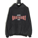 Balenciaga printed washed hoodie