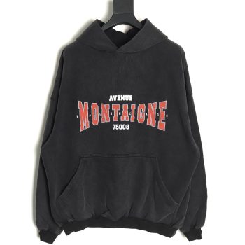 Balenciaga printed washed hoodie