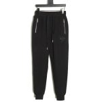 Chrome Hearts Leather Cross Logo Trousers