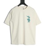 Burberry Warhorse Logo Colorblock Foam Print Short Sleeve T-Shirt