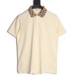 Burberry Check Collar Short Sleeve POLO Shirt
