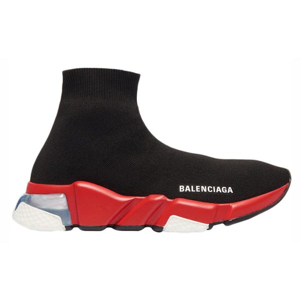 Balenciaga Speed Clear Sole Trainer 'Black Red'