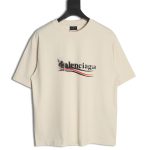 Balenciaga Blurred Coke Print Short Sleeve T-Shirt