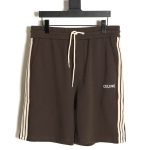 Celine 24ss classic embroidered ribbon shorts