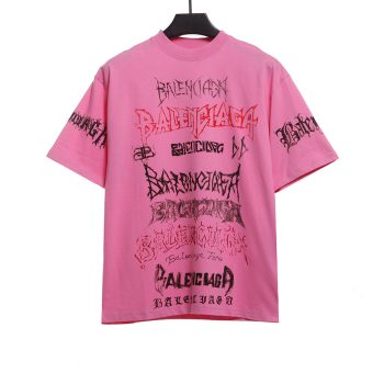 Balenciaga Year of the Dragon limited edition graffiti lettering short sleeves