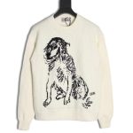 Dior sketch dog knitted sweater
